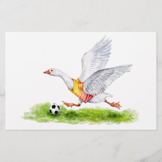 Voetbalgans Briefpapier (Voorkant)