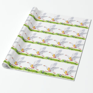 Voetbalgans Cadeaupapier