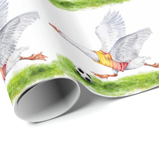 Voetbalgans Cadeaupapier (Rol Hoek)
