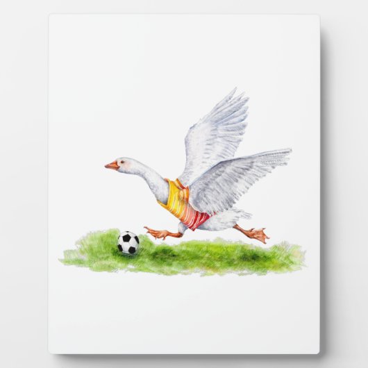 Voetbalgans Fotoplaat (Voorkant)