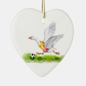 Voetbalgans Keramisch Ornament (Rechts)