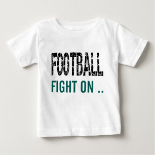 Voetbalgevecht op baby T-shirt