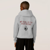 Voetbalgoalie Hoodie (Achterkant volledig)