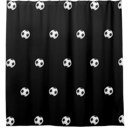 Voetbalgordijn voor sportweddensport douchegordijn (Voorkant)