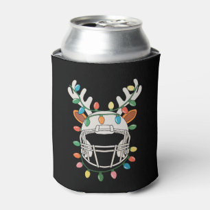 Voetbalhelm Kerstverlichting Rendier Kerstmis Blikjeskoeler