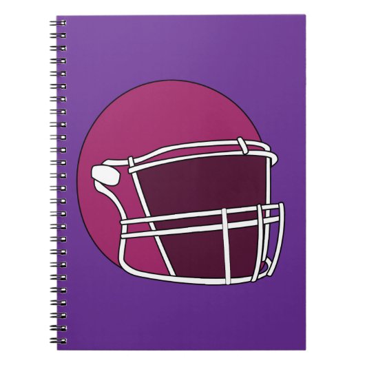 Voetbalhelm Notitieboek (Voorkant)