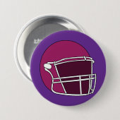 Voetbalhelm Ronde Button 7,6 Cm (Voorkant /achterkant)