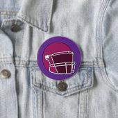 Voetbalhelm Ronde Button 7,6 Cm (In situ)