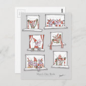 voetbalhonden komen overeen met eendagskuikens briefkaart (Voorkant / Achterkant)