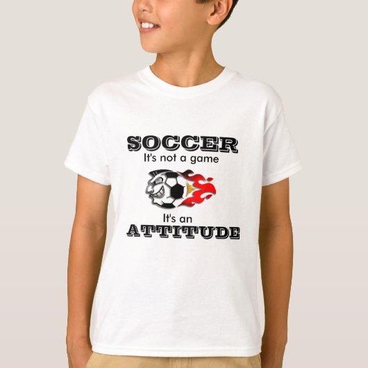 Voetbalhoogte T-shirt voor kinderen (Voorkant)
