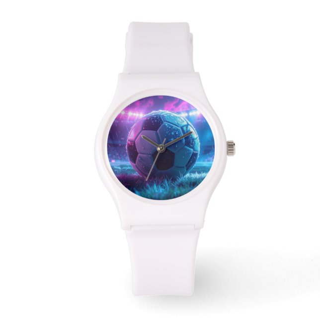 Voetbalhorloge voor indrukwekkende timing horloge (Voorkant)