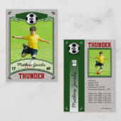 Voetbalkaart Visitekaartje (Voorkant / Achterkant)