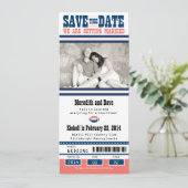 Voetbalkaartje Trouwdag Sla de Datum Op Save The Date (Staand voorkant)