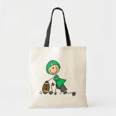 voetbalkdrie tote bag (Voorkant)