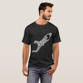 Voetbalkeeper Mannen Kinder Jongens Jeugd T-shirt (Voorkant volledig)