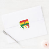Voetbalken - Bolivia Ronde Sticker (Envelop)