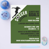 Voetbalking, Voetballes Adverteren Flyer (Enkel)