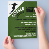 Voetbalking, Voetballes Adverteren Flyer (Hand)