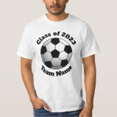 Voetbalklasse 2023 Afstuderen T-shirt (Voorkant)