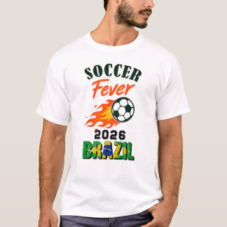 Voetbalkoorts 2026 Brazilië Fan Gear Limited Editi T-shirt