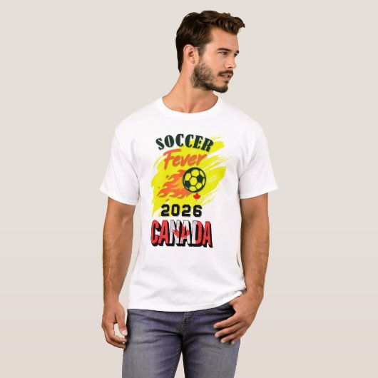 Voetbalkoorts 2026 Canada Fan Gear Limited Edition T-shirt (Voorkant volledig)