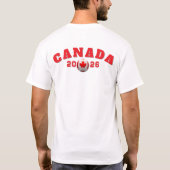 Voetbalkoorts 2026 Canada Fan Gear Limited Edition T-shirt (Achterkant)