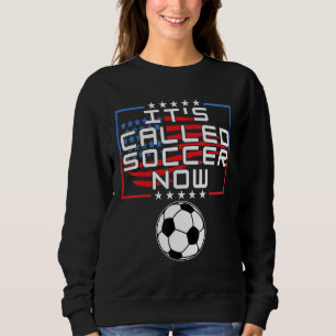 Voetbalkspelers Het heet Soccer futbol Flag 1 Trui