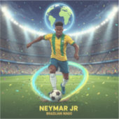 Voetballegende-telefoonsticker Sticker (Voorkant)