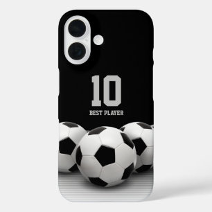Voetballen Beste afspeelnummer iPhone 16 Hoesje