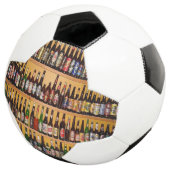 Voetballen bierflesjes (Drie kwart)
