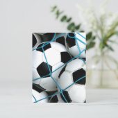 Voetballen Briefkaart (Staand voorkant)