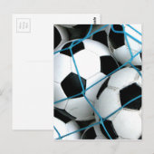 Voetballen Briefkaart (Voorkant / Achterkant)
