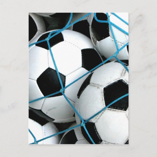 Voetballen Briefkaart (Voorkant)