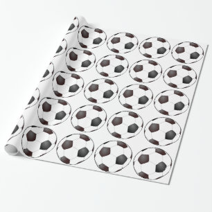 Voetballen Cadeaupapier