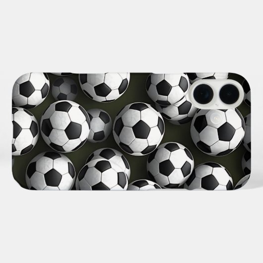 Voetballen Case-Mate iPhone Case (Achterkant (horizontaal))