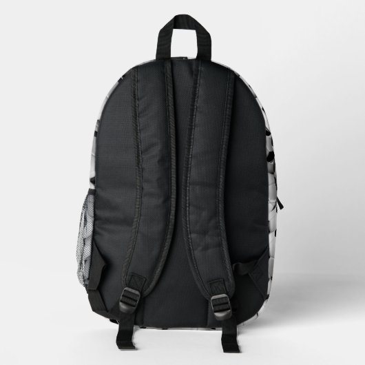 Voetballen Design Back Pack Bedrukte Rugzak (Achterkant)