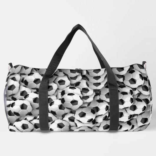 Voetballen Design Duffeltas Plunjezak (Achterkant)
