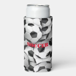 Voetballen Design Seltzer Koelbox Seltzer Blikjeskoeler
