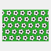 Voetballen en Kerstmis met kerstmis Inpakpapier Vel (Voorkant 2)