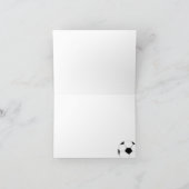 Voetballen - Gefeliciteerd Kaart (Binnen)