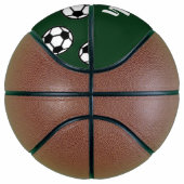 Voetballen groen patroon basketbal (Rechts)