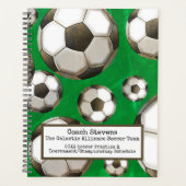 Voetballen | Groen voetbalveld | Coach Practice Planner (Voorkant)