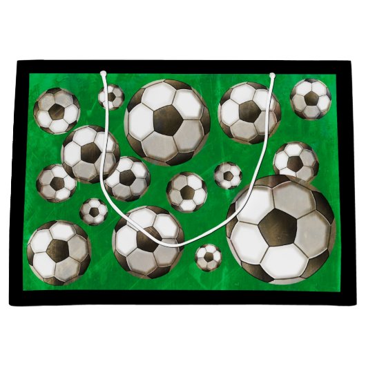 Voetballen Groot Cadeauzakje (Voorkant)