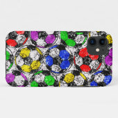 VOETBALLEN IN CHAOTISCHE KLEUR Case-Mate iPhone CASE (Achterkant (horizontaal))