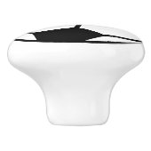 Voetballen Keramische Knop (Zijkant)