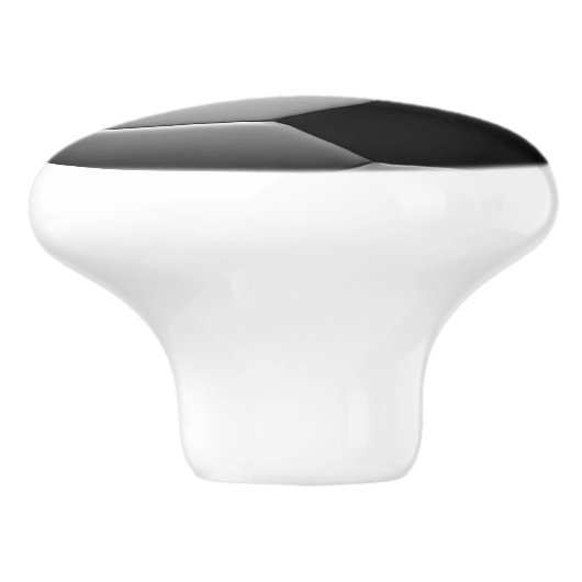 voetballen keramische knop (Zijkant)