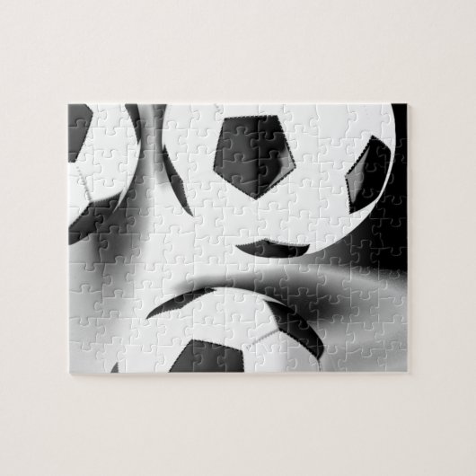 Voetballen Legpuzzel (Horizontaal)