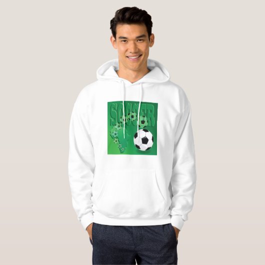 Voetballen Mannen Hoodie (Voorkant volledig)