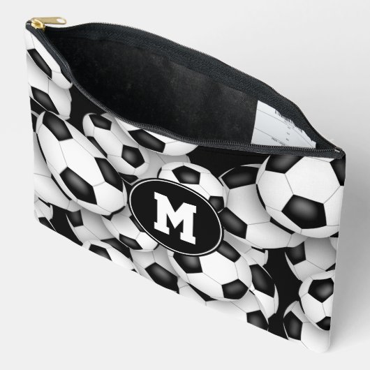 Voetballen met monogram etui (Open)