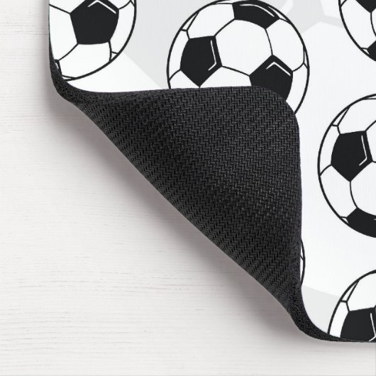 Voetballen Mousepad Muismat (Hoek)